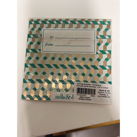 NEW Stella and Dot Horseshoe Wishing Bracelet - Picture 3 of 3